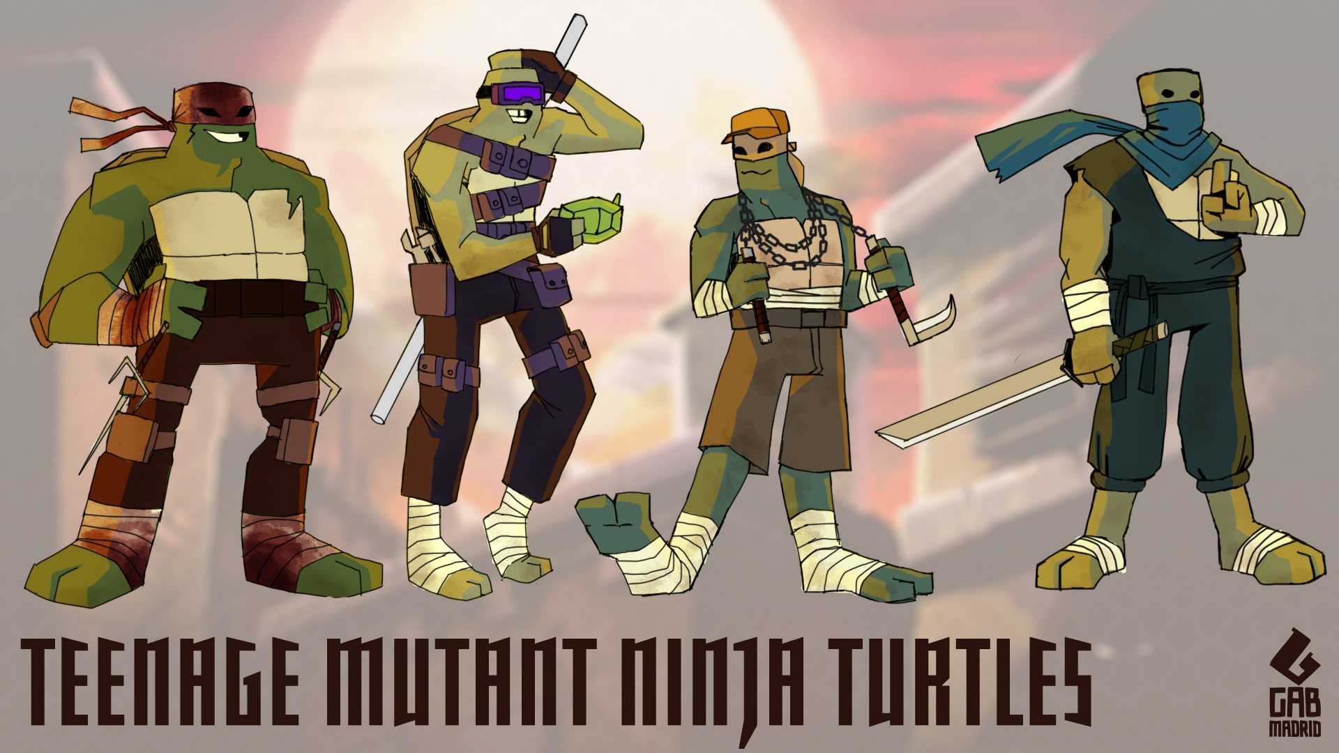 Teenage Mutant Ninja Pizza: Leonardo on Behance